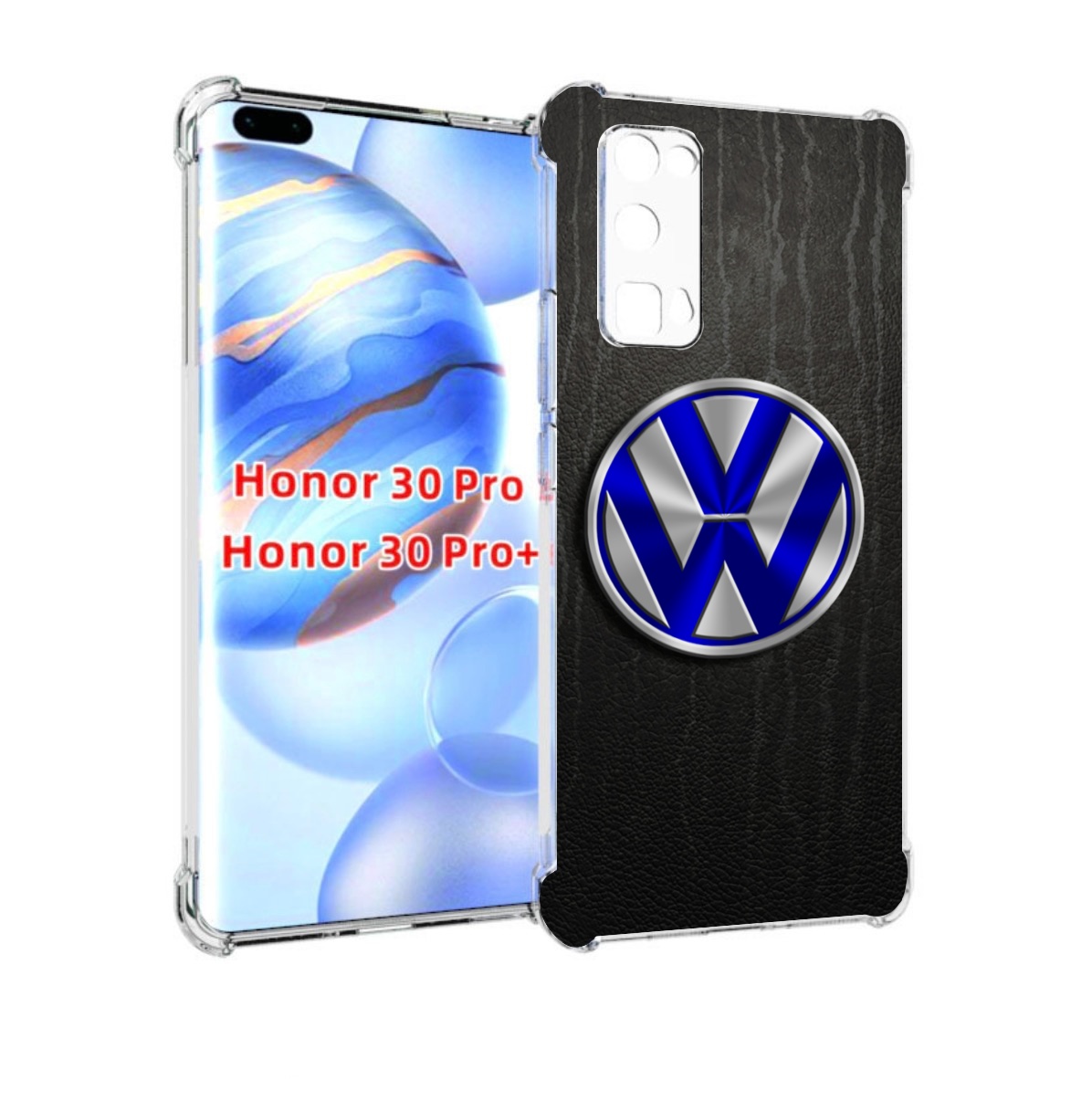 

Чехол бампер MyPads volkwagen-фольксваген-3 для Honor 30, Прозрачный, Tocco