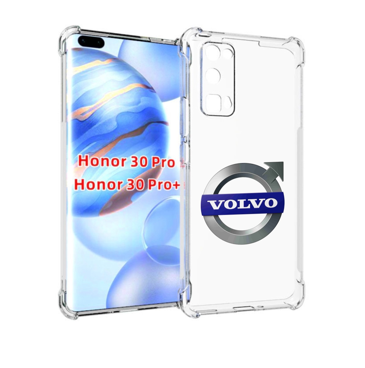 

Чехол бампер MyPads volvo мужской для Honor 30 Pro, Прозрачный, Tocco