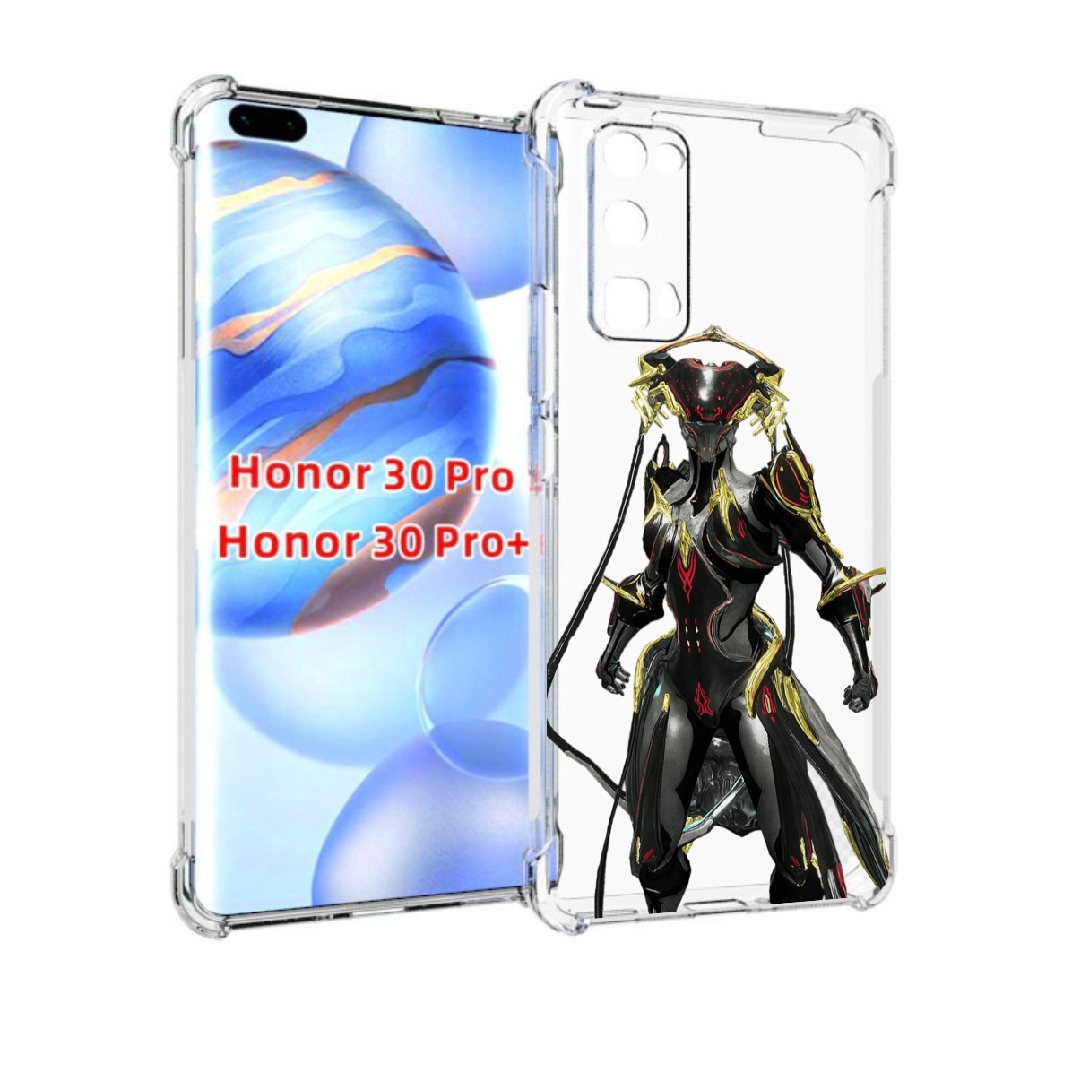 

Чехол бампер MyPads warframe для Honor 30 Pro, Прозрачный, Tocco