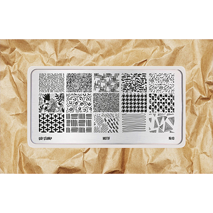 

Пластина для стемпинга Go!Stamp №10, Motif