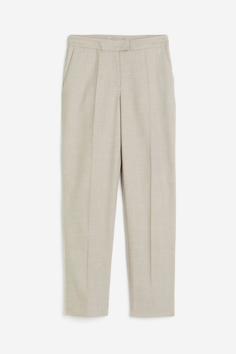

Брюки женские H&M 1206056 бежевые 38 EU, Бежевый, 1206056