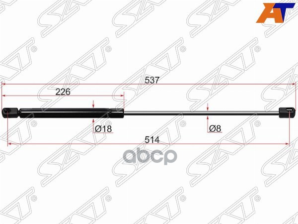 

Амортизатор Крышки Багажника Land Rover Range Rover 02-12 Sat St-Bhe760020