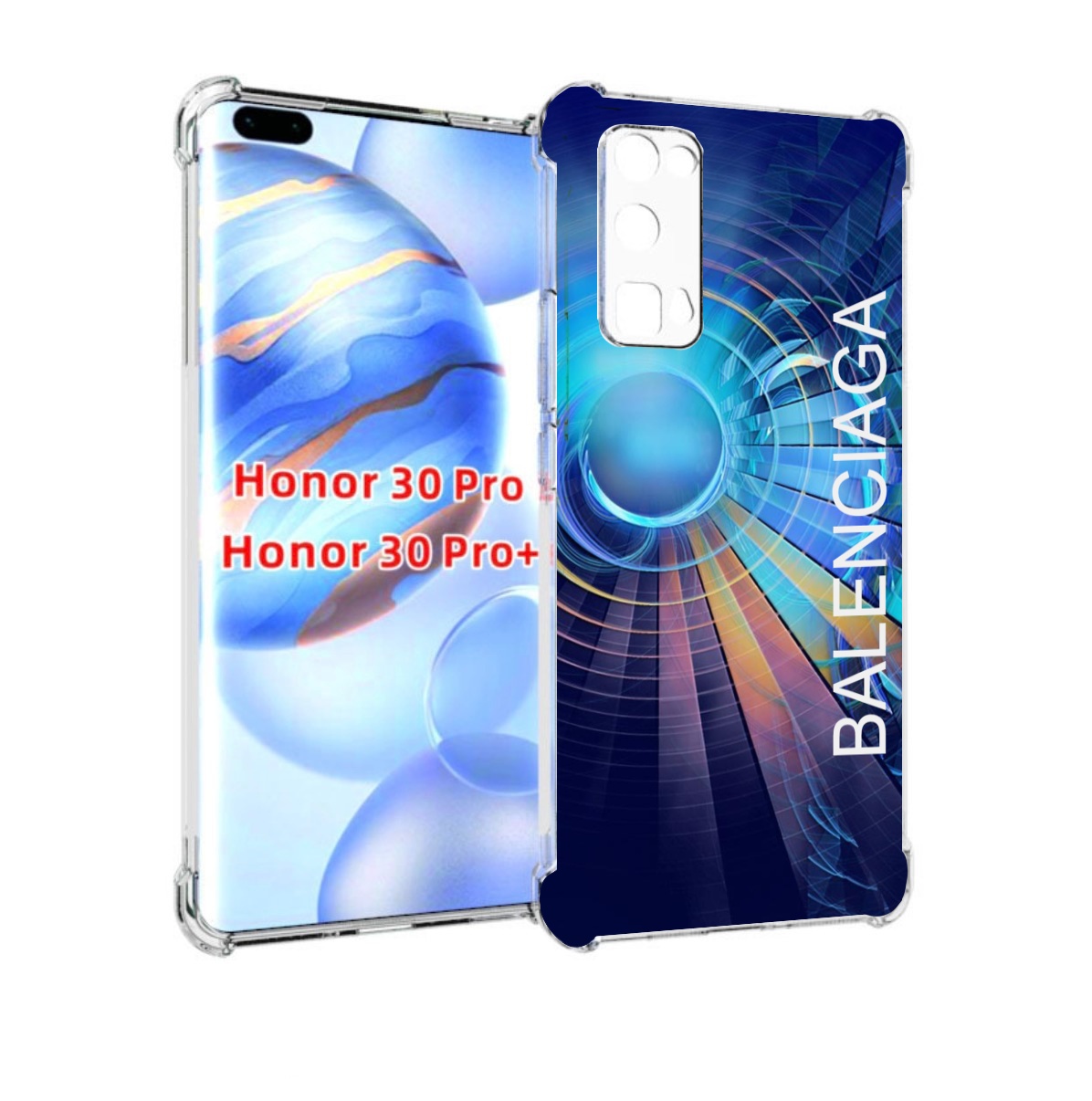 

Чехол бампер MyPads Баленсиага-абстракция для Honor 30 Pr, Прозрачный, Tocco