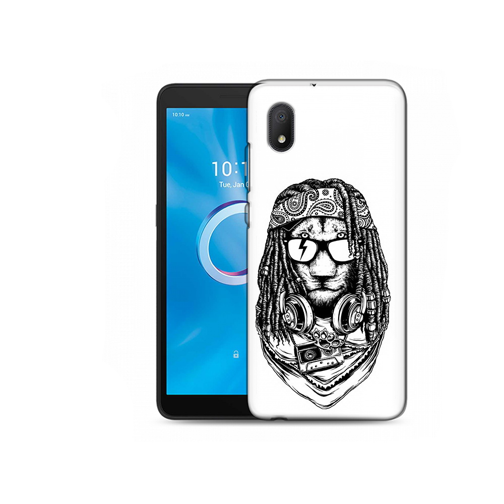 

Чехол MyPads Tocco для Alcatel 1B 5002H дреды льва (PT227135.663.338), Tocco