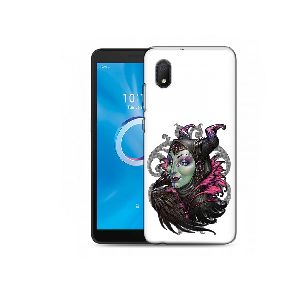 

Чехол MyPads Tocco для Alcatel 1B 5002H зеленая девушка с вороном (PT227135.663.357), Tocco