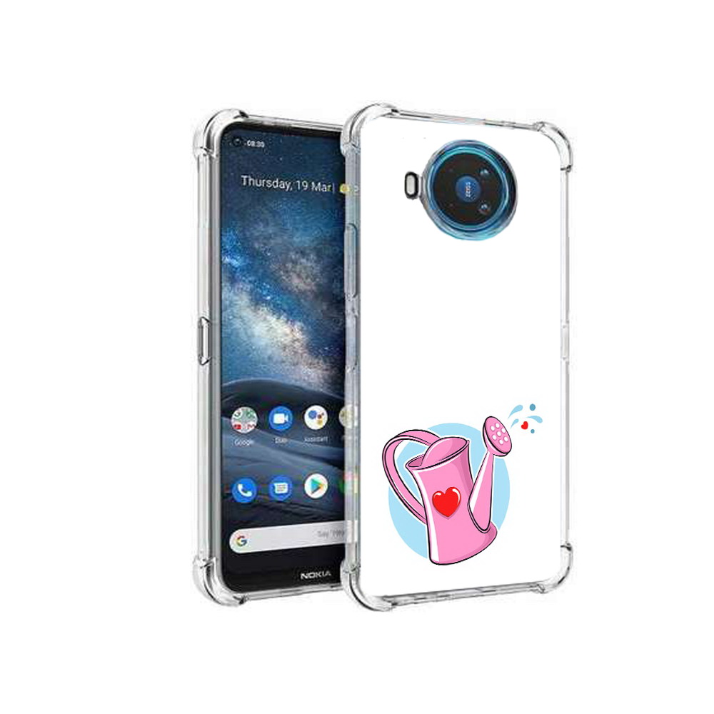 

Чехол MyPads Tocco для Nokia X100 Лейка любви 14 февраля (PT227057.109.103), Прозрачный, Tocco