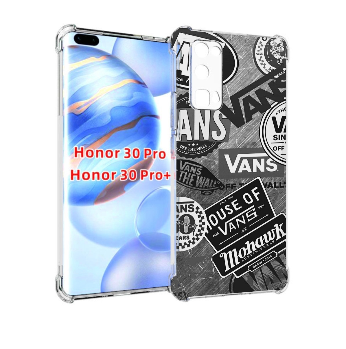 

Чехол бампер MyPads Ванс-постер для Honor 30 Pro, Прозрачный, Tocco