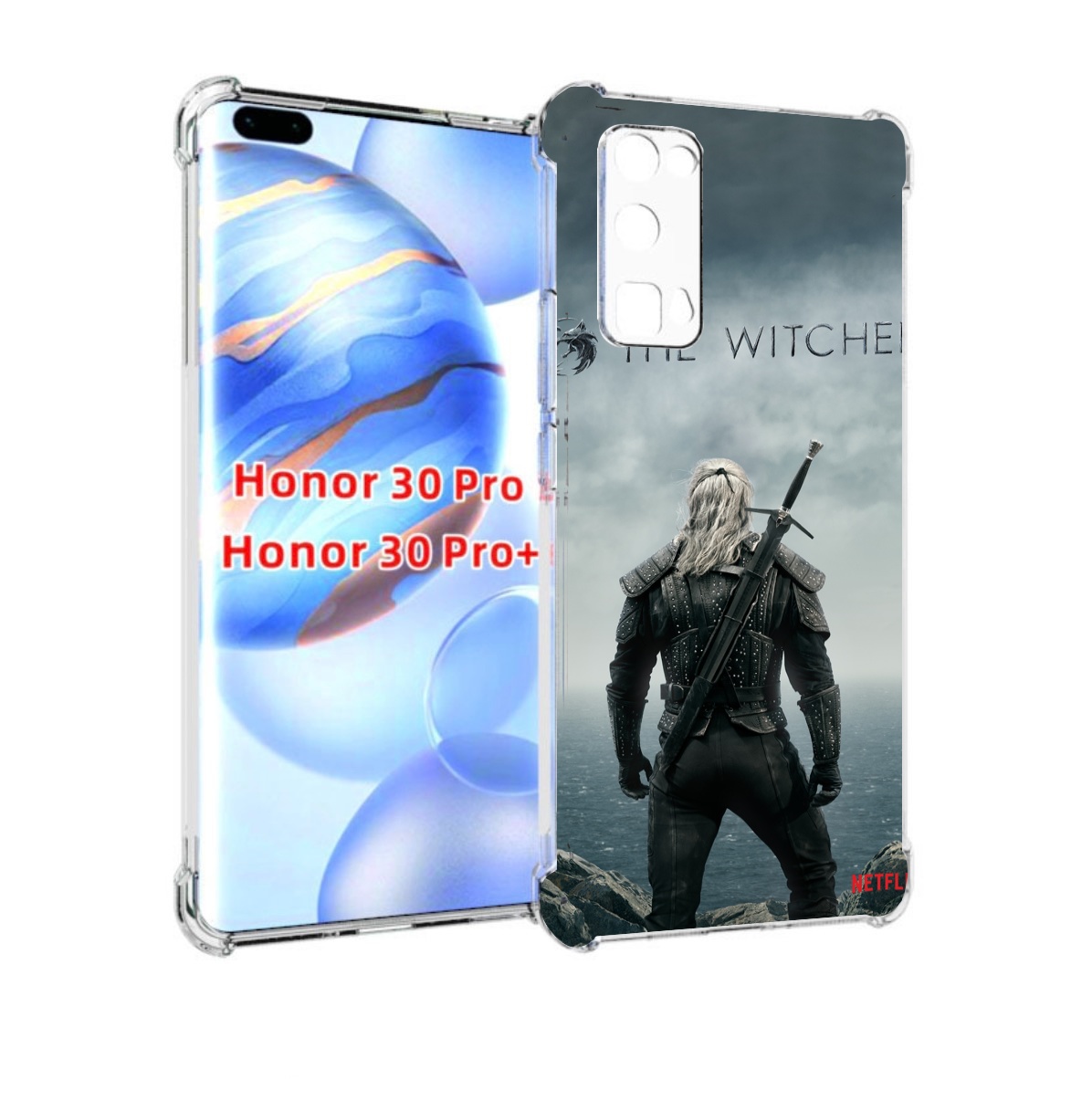 

Чехол бампер MyPads Ведьмак-2 для Honor 30 Pro, Прозрачный, Tocco