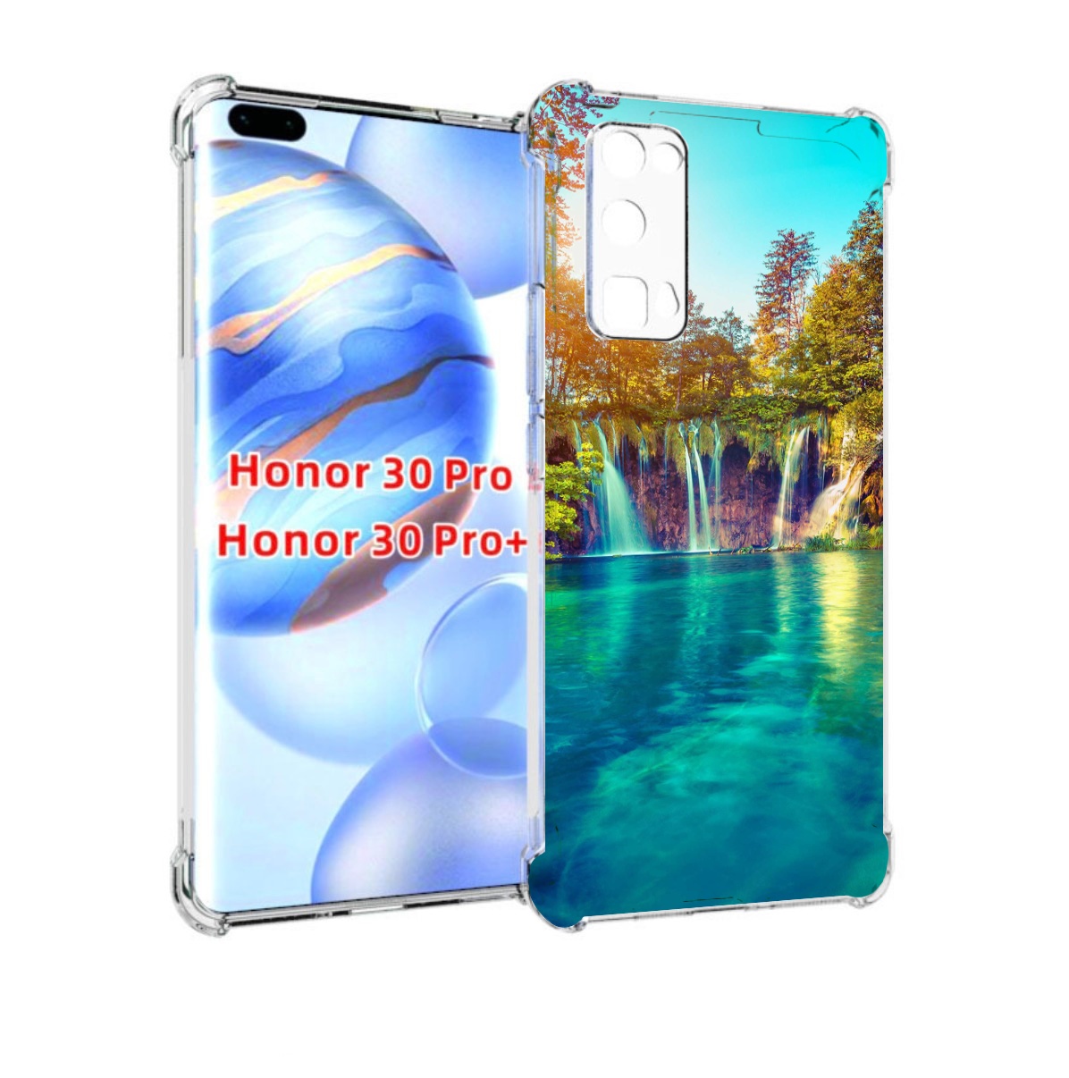 

Чехол бампер MyPads Водапад-2 для Honor 30 Pro, Прозрачный, Tocco