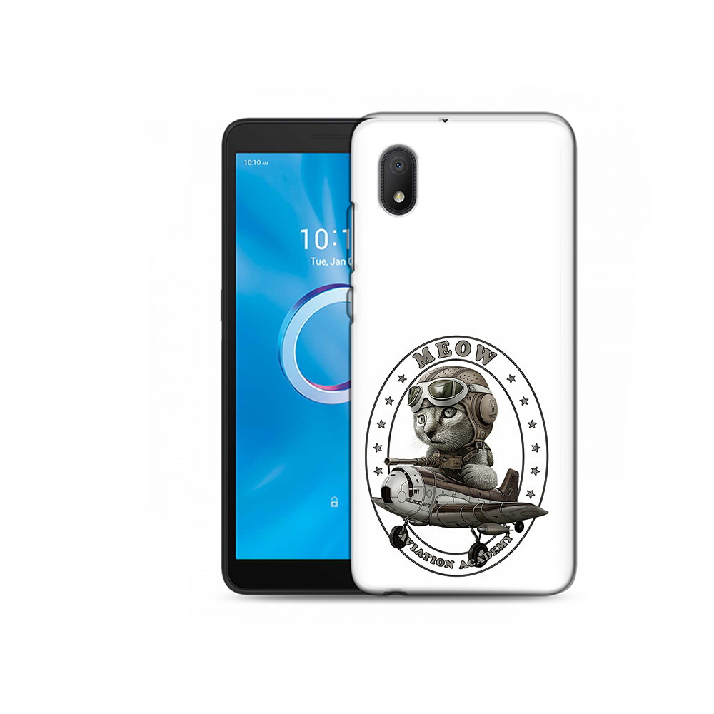 Чехол MyPads Tocco для Alcatel 1B 5002H кот в самолете (PT227135.663.395)