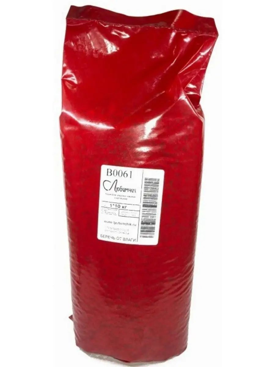 Зерносмесь для хомяков, крыс, мышей Любимчик, 10 кг