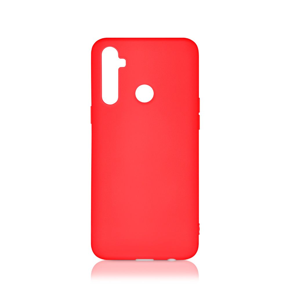 

Чехол для Realme 6i, красный, микрофибра, DF rmOriginal-03 (red), rmOriginal-03