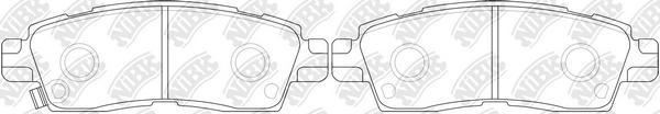 

Тормозные колодки NiBK задние дисковые для Chevrolet TrailBlazer/Saab 9-7 4.2 2002- PN4802