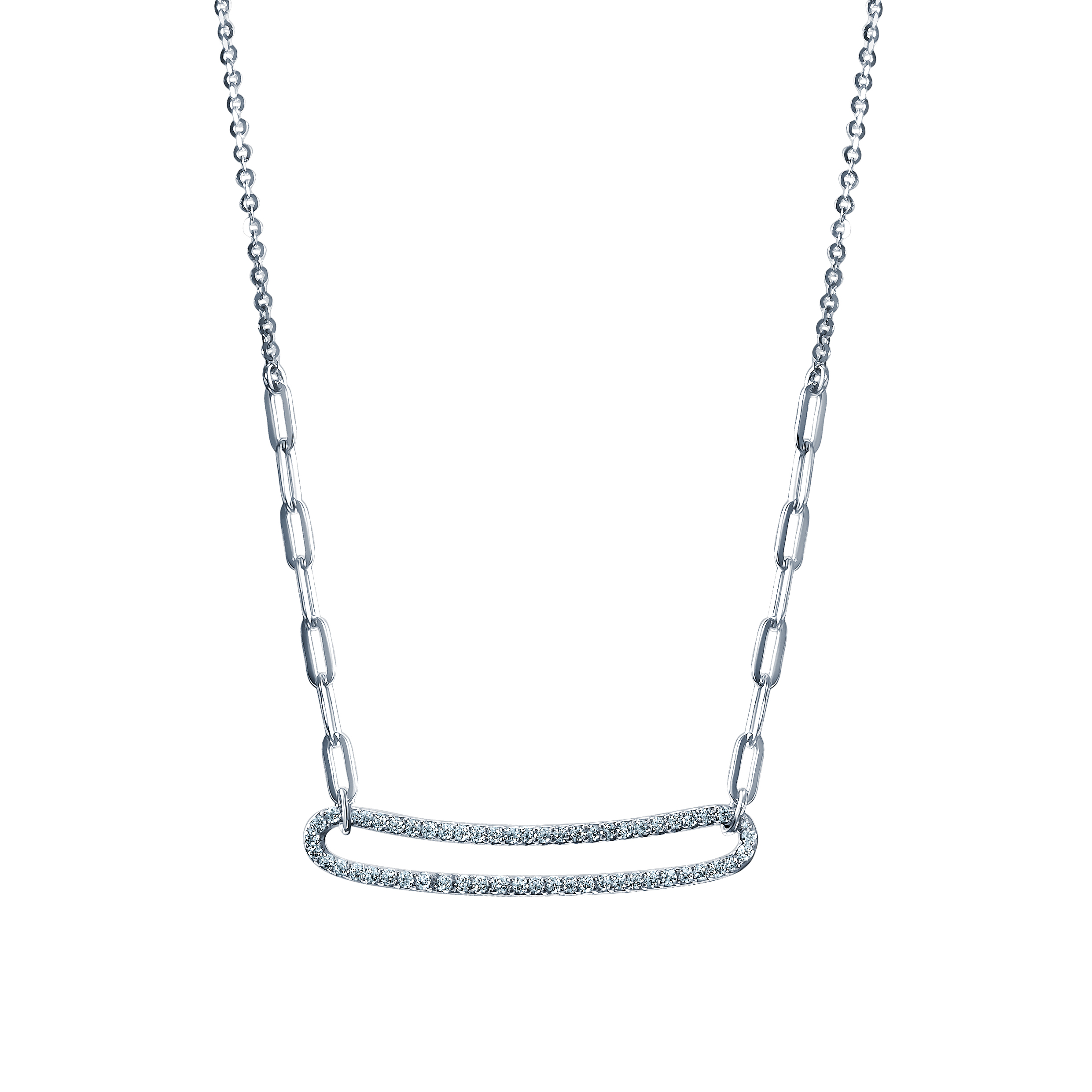 

Колье из серебра с фианитом 40 см Element47 XL030135B_KL_WG, XL030135B_KL_WG