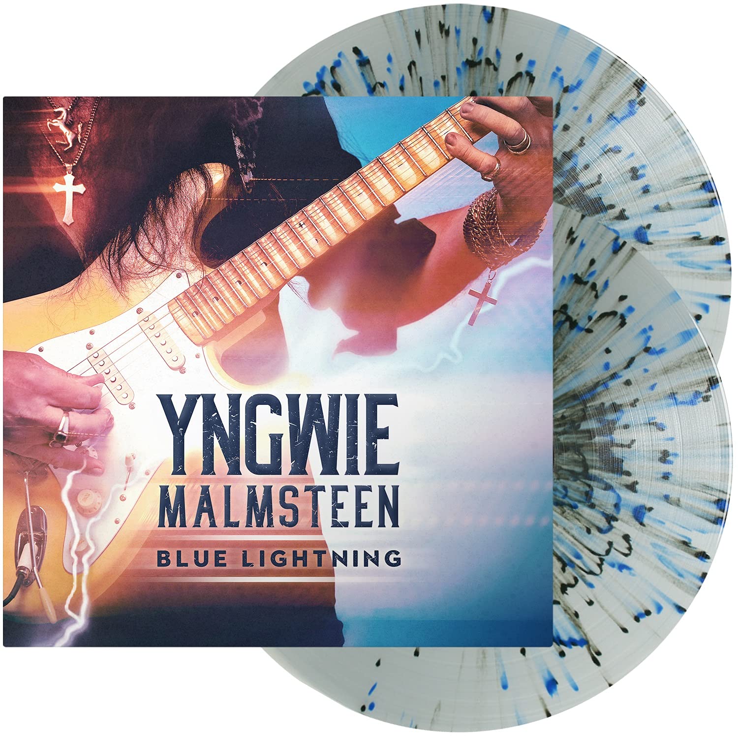 фото Виниловая пластинка yngwie malmsteen blue lightning (coloured) (2винил) мистерия звука