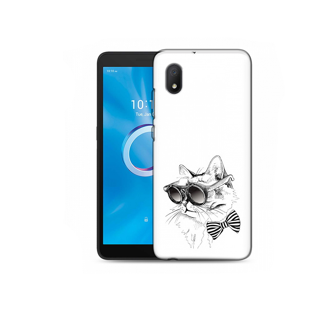 Чехол MyPads Tocco для Alcatel 1B 5002H крутая кошка в очках (PT227135.663.421)