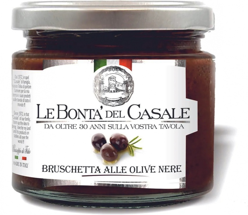 

Брускетта LE BONTA DEL CASALE из маслин 180г