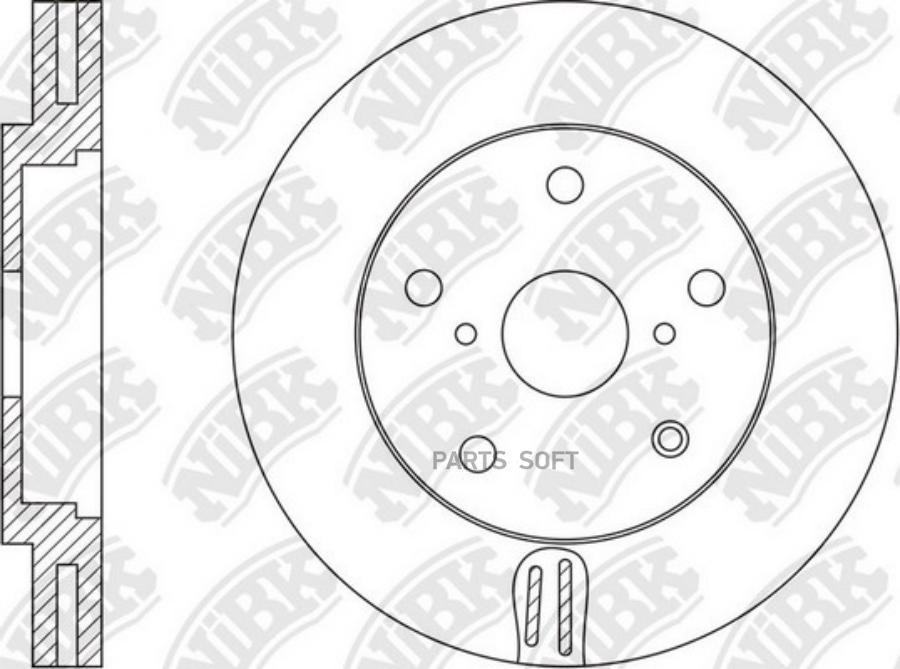 

Диск тормозной lexus rx 2008-2015 rn1578