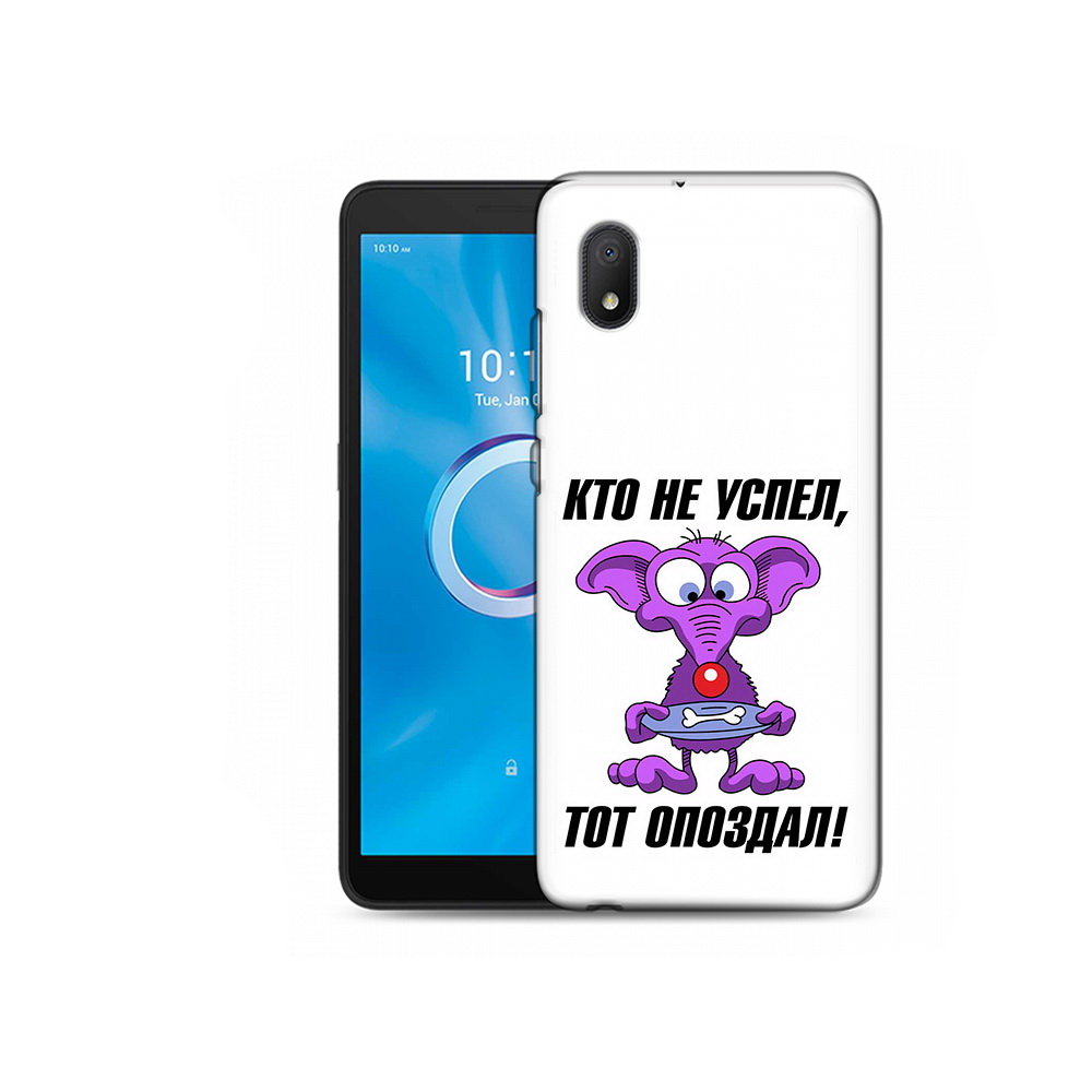

Чехол MyPads Tocco для Alcatel 1B 5002H кто не успел тот опоздал (PT227135.663.428), Tocco