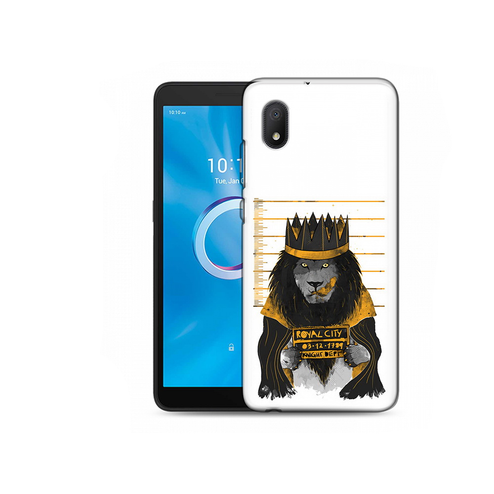 

Чехол MyPads Tocco для Alcatel 1B 5002H лев в законе (PT227135.663.435), Tocco
