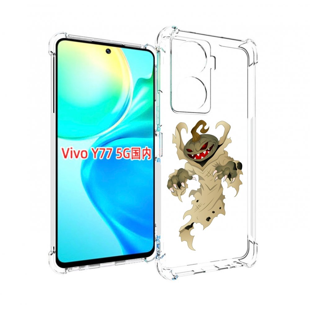 

Чехол MyPads призрак хэллоуина для Vivo Y77 5G, Прозрачный, Tocco