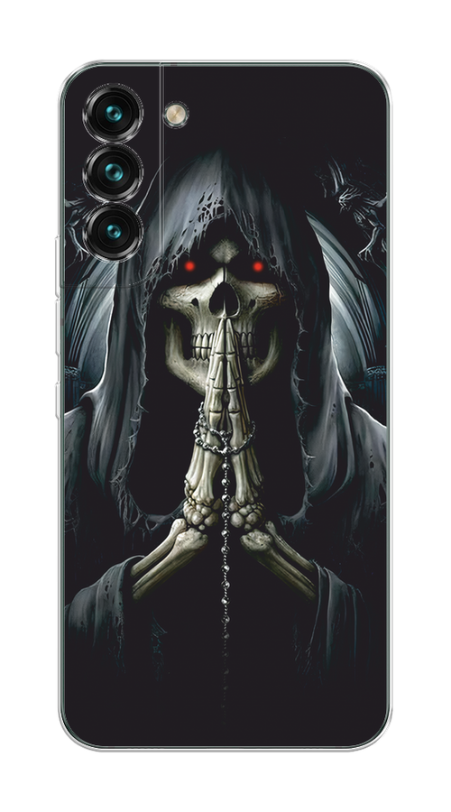 

Чехол на Samsung Galaxy S22 Plus "Молитва", Серый, 2103950-1