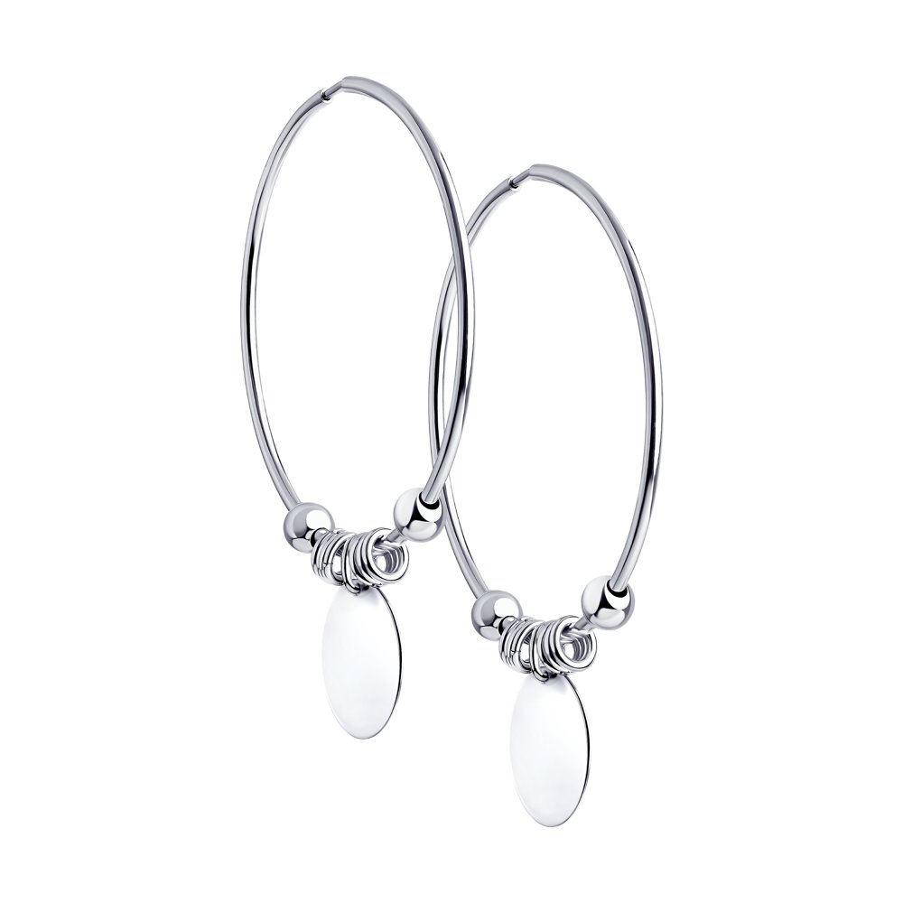 

Серьги конго из серебра SOKOLOV 94024222, 94024222