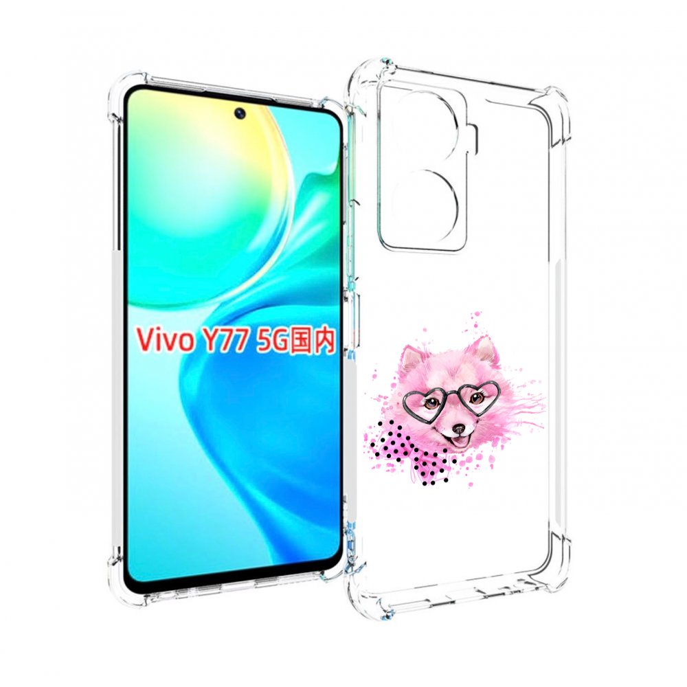 

Чехол MyPads розовый волченок для Vivo Y77 5G, Прозрачный, Tocco