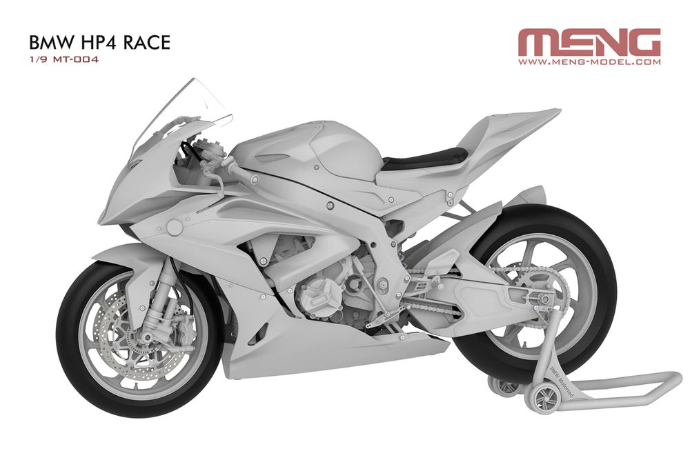 

Сборная модель Meng Model мотоцикла BMW HP4 RACE, пластик, масштаб 1:9
