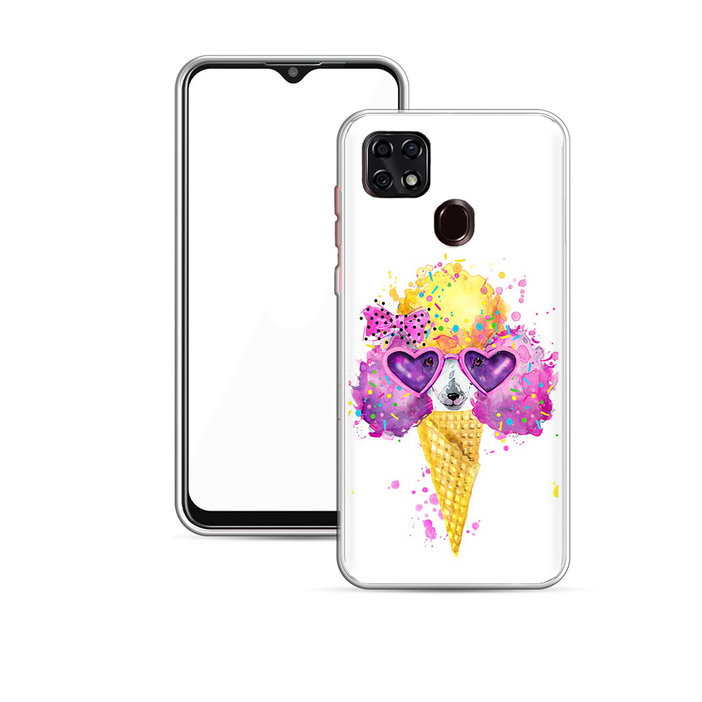 

Чехол MyPads Tocco для ZTE Blade 20 Smart Рожок (PT226940.456.146), Прозрачный, Tocco