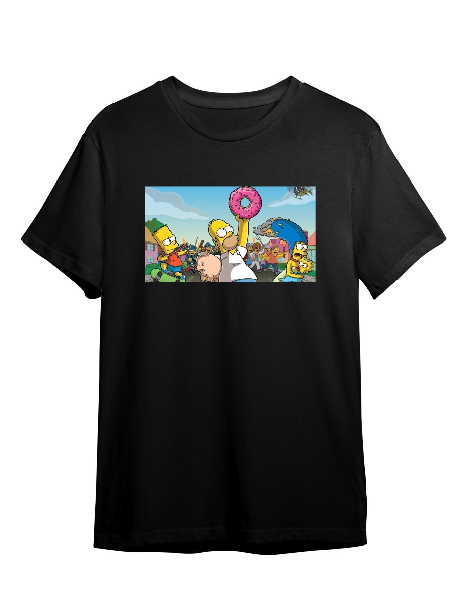 

Футболка унисекс СувенирShop The Simpsons/Симпсоны 1 черная 2XL (52-54), Черный, "The Simpsons/Симпсоны" 1