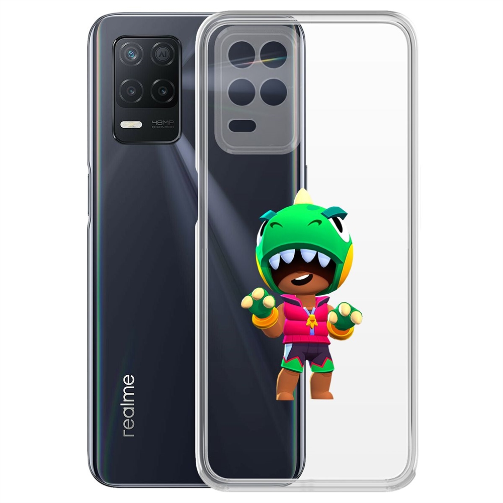 

Чехол-накладка Brawl Stars-Дино Леон для Realme 8 5G