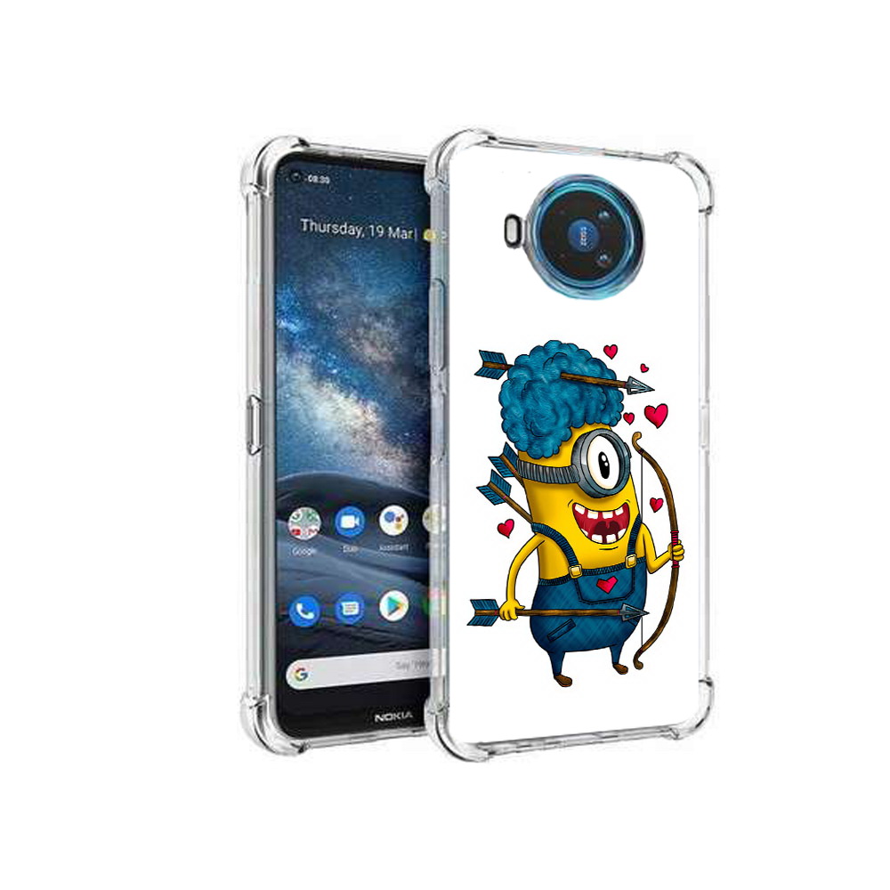 

Чехол MyPads Tocco для Nokia X100 Миньон купидон (PT227057.109.117), Прозрачный, Tocco