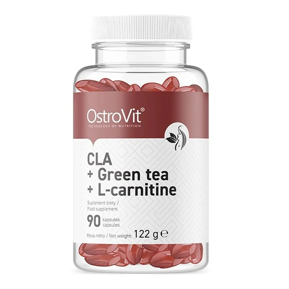 Жиросжигатель ОстроВит ЦЛА + Зеленый Чай + Л-Карнитин OstroVit CLA + Green Tea + L-Carniti