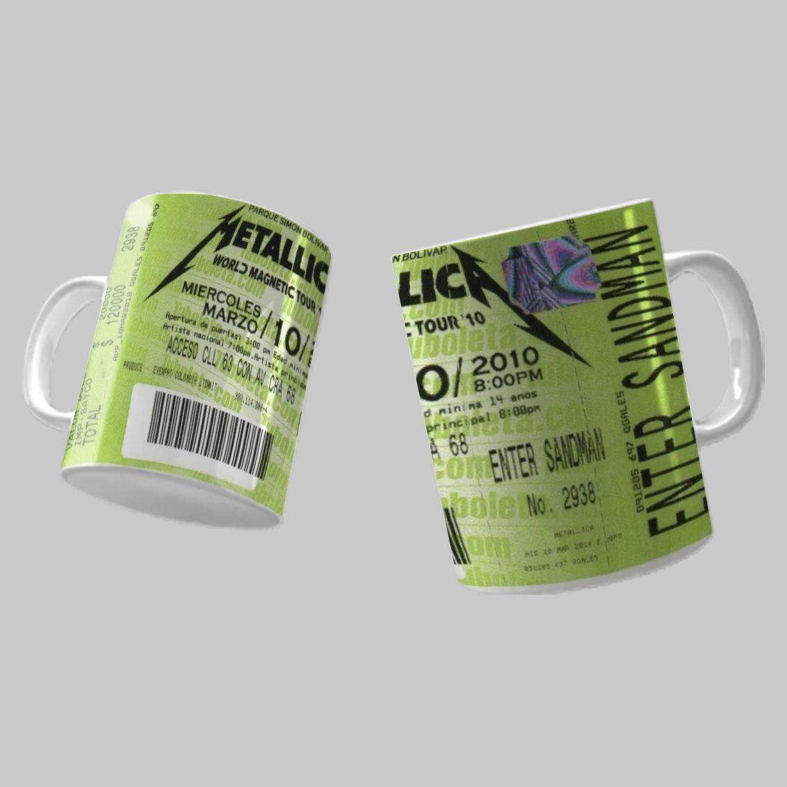 

Кружка Metallica Металлика рок атрибутика