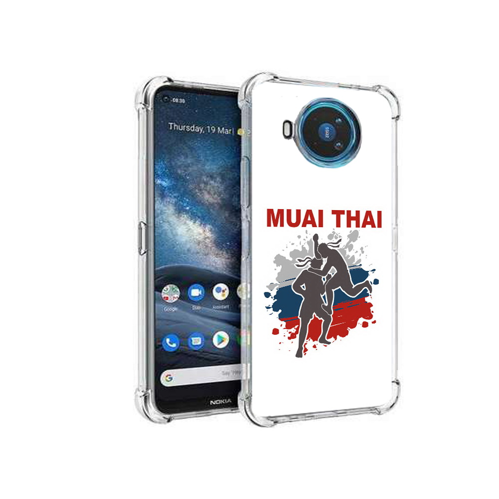 

Чехол MyPads Tocco для Nokia X100 Муайтай (PT227057.109.123), Прозрачный, Tocco