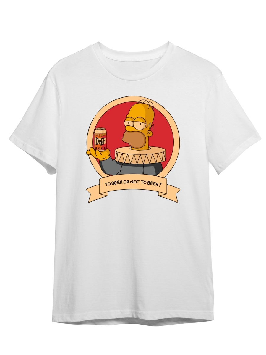 фото Футболка унисекс сувенирshop the simpsons/симпсоны 11 белая 3xl