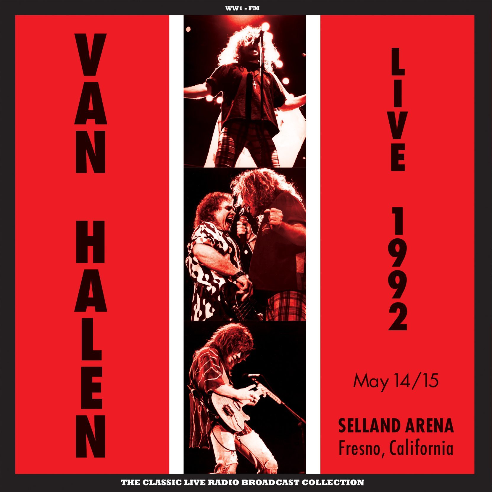 Van Halen Live At Selland Arena Fresno 1992 (Red) (2LP) 600016561226