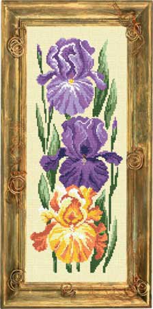 

Borovsky&Sons (страмин), Чарiвниця, Ирисы, 20х50 см