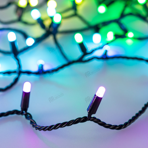 

Световая гирлянда новогодняя ARdecoled 31747 10 м разноцветный/RGB