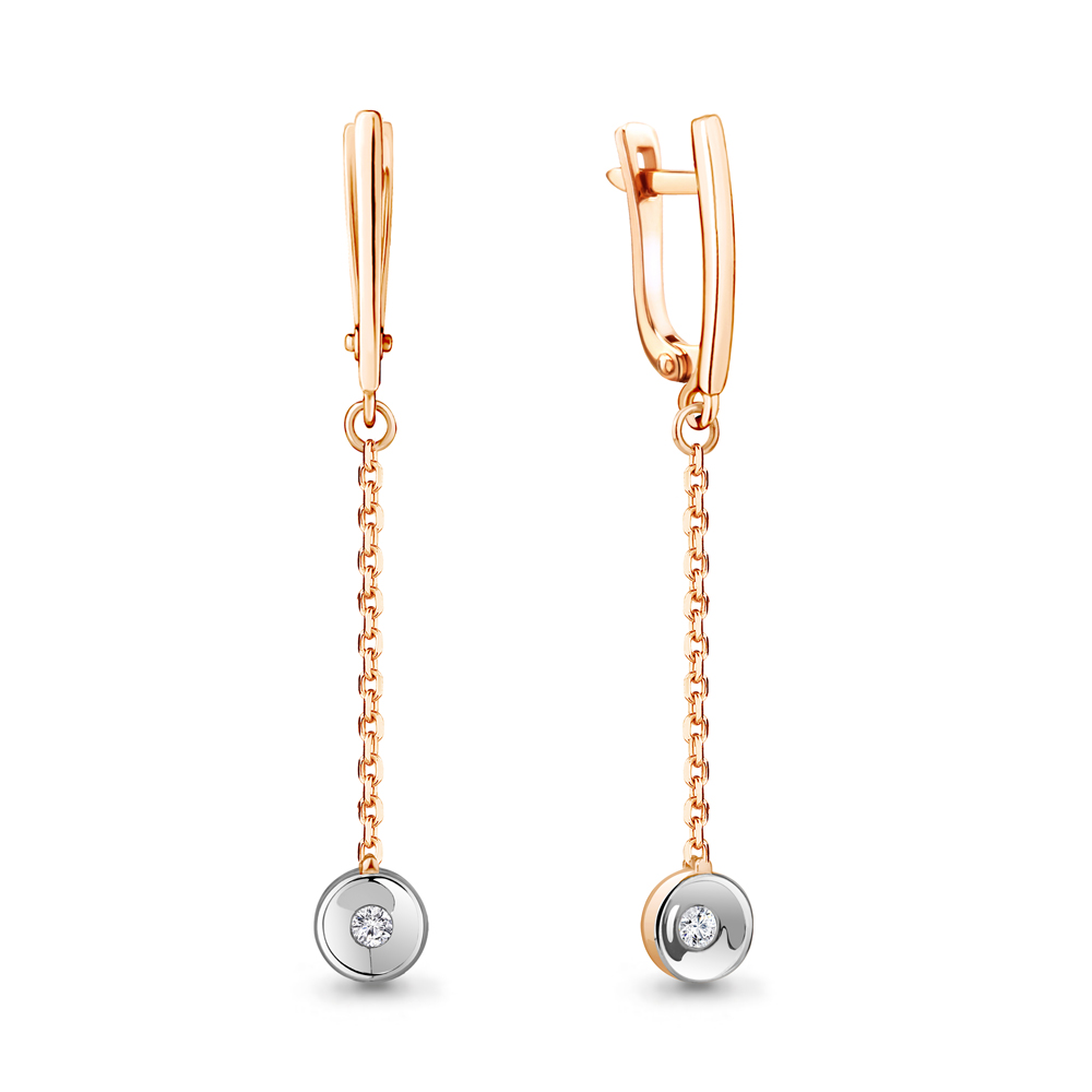 

Серьги из красного золота с бриллиантом Aquamarine Aquamarine 942799к_585_кз, 942799к_585_кз