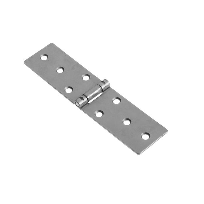 

Петля карточная ТУНДРА, 140х34 мм, без покрытия, 1 шт., Серебристый, 1