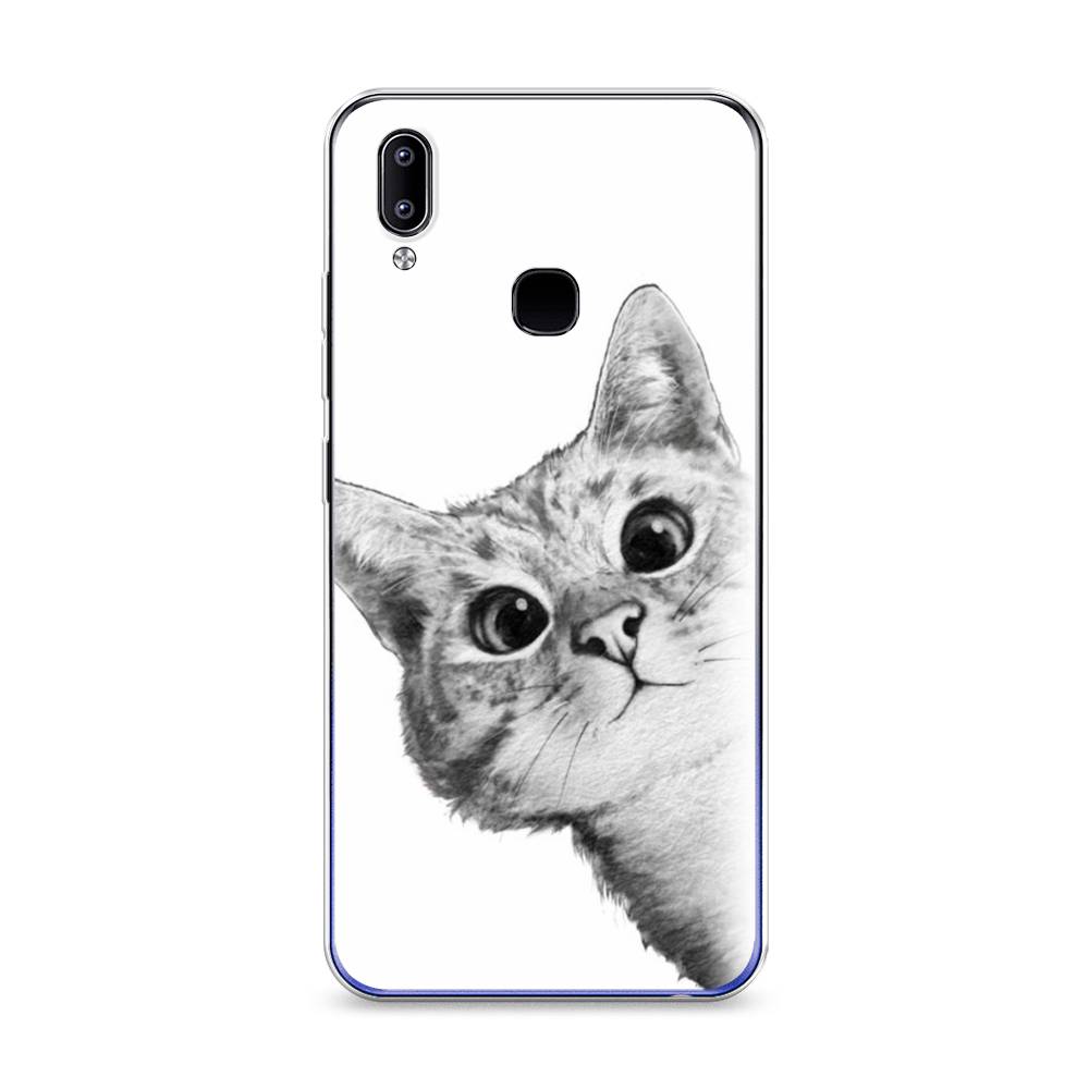 

Силиконовый чехол "Кот рисунок черно-белый" на Oppo Reno 5 Pro, 256750-1