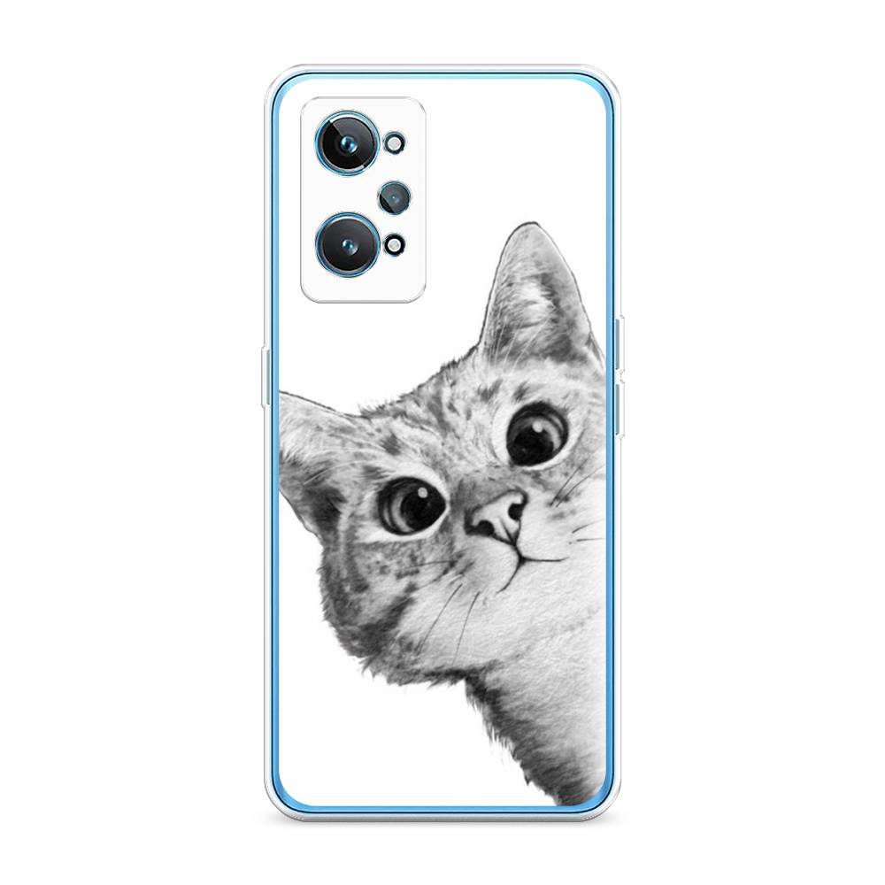 

Чехол Awog на Realme GT 2 "Кот рисунок черно-белый", Разноцветный, 258550-1