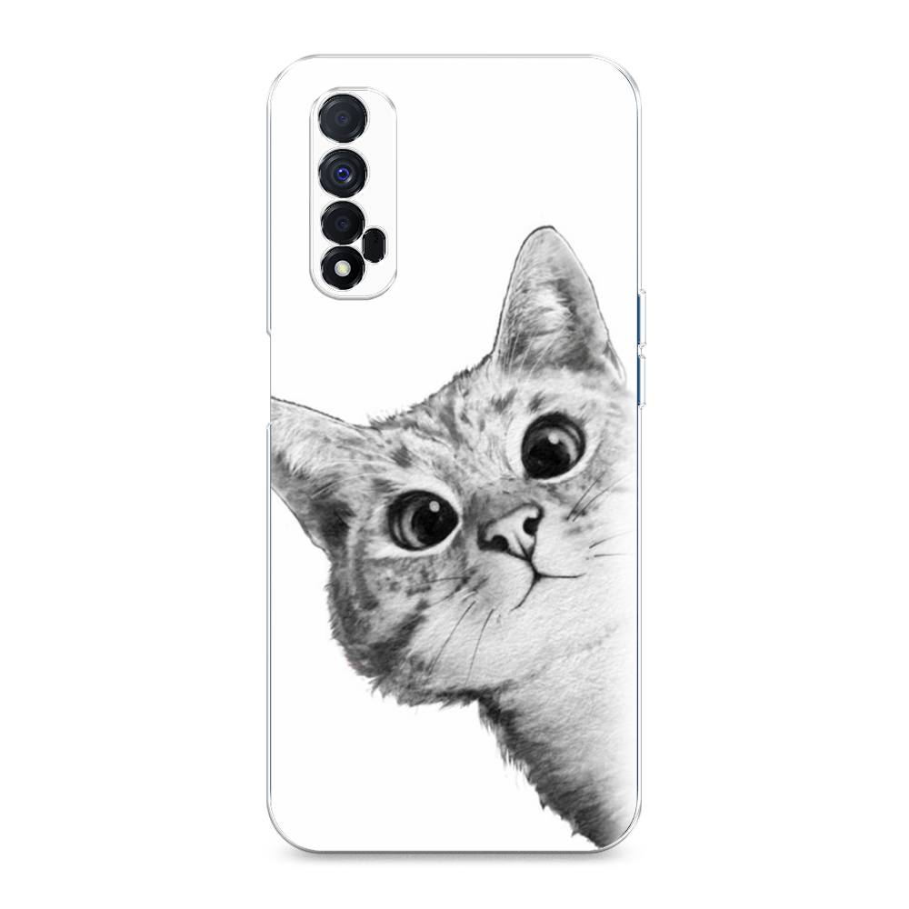 

Чехол Awog на Realme Narzo 30 4G "Кот рисунок черно-белый", Разноцветный, 257650-1