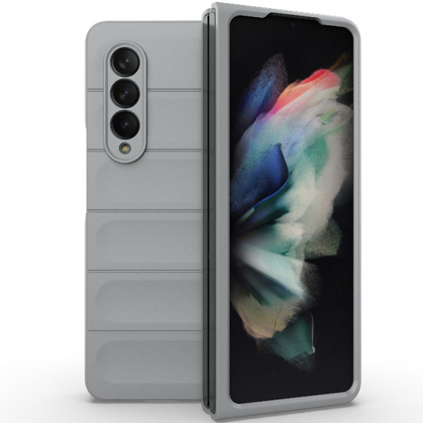 

Пластиковый чехол Flex Matte для Samsung Galaxy Z Fold 3, серый, Flex Matte
