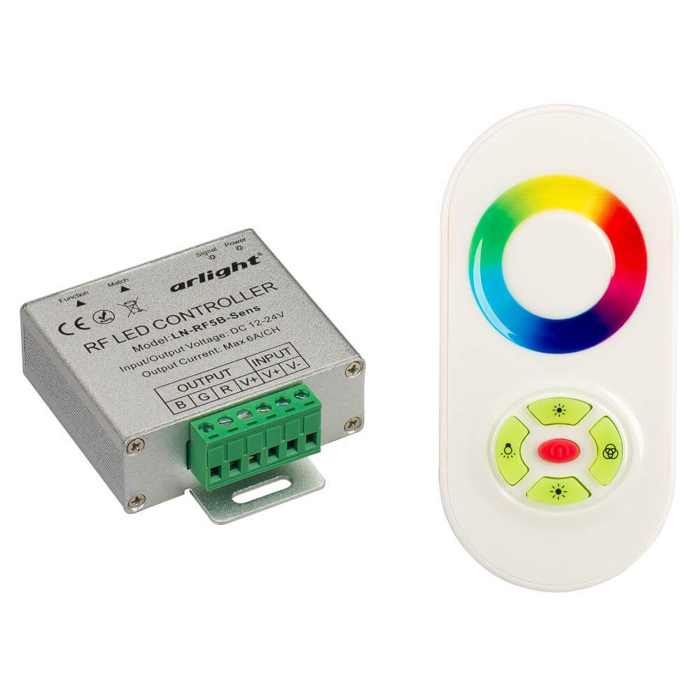 

Контроллер Arlight LN-RF5B-Sens White 016487, Белый, 016487 LN-RF