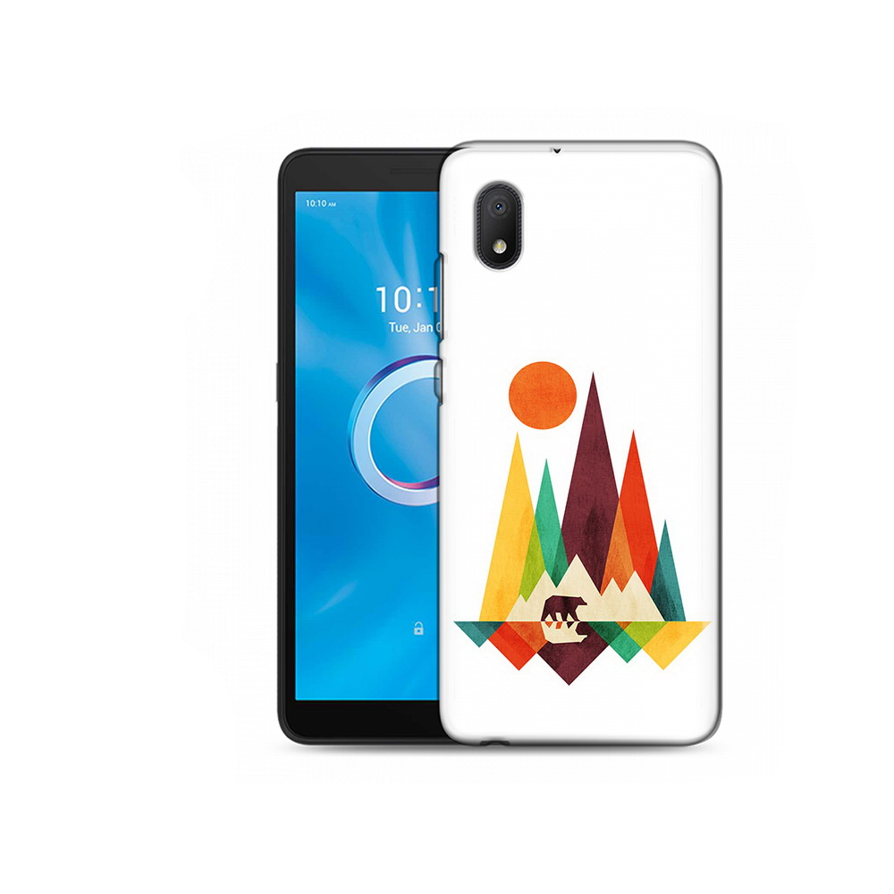 

Чехол MyPads Tocco для Alcatel 1B 5002H нарисованные горы с медведем (PT227135.663.506), Tocco