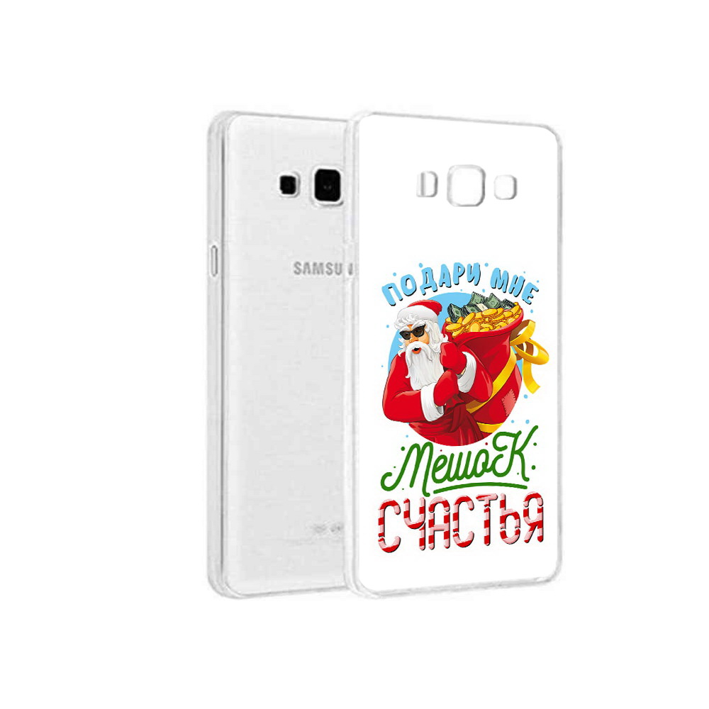 

Чехол MyPads Tocco для Samsung Galaxy A3 (2015) Подарите мне мешок денег, Прозрачный, Tocco