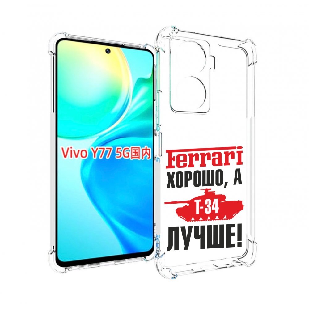 

Чехол MyPads т 34 лучше для Vivo Y77 5G, Прозрачный, Tocco